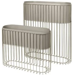 Broste Copenhagen Fenja Kukkalaatikko 2-pakkaus Taupe / Warm Grey