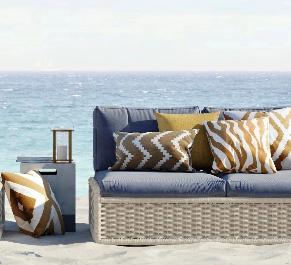 Pani Tyyny Ulkona Käytettävä 50x50 Cm, Beige 2 Pani Tyyny Ulkona Käytettävä 50x50 Cm, Beige - Image 2