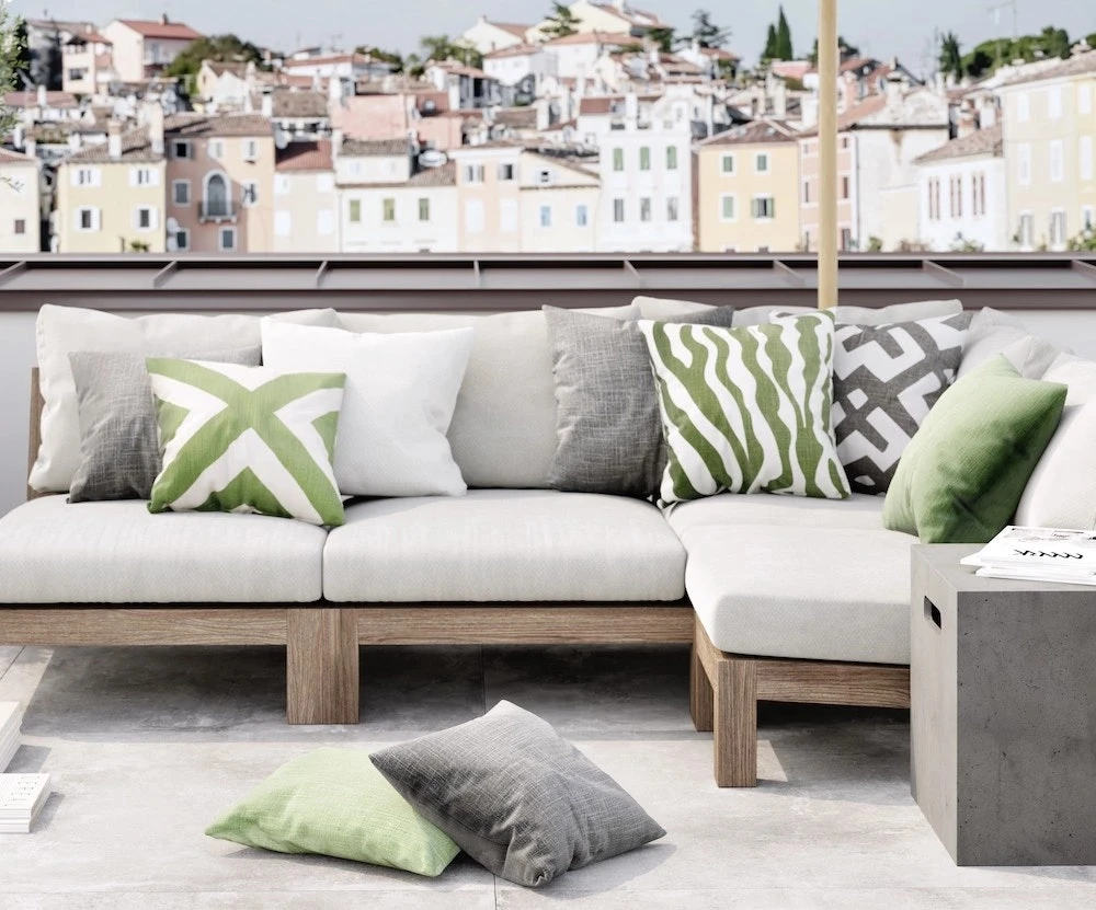 Pani Tyyny Ulkona Käytettävä 50x50 Cm, Off-white 3 Pani Tyyny Ulkona Käytettävä 50x50 Cm, Off-white - Image 3