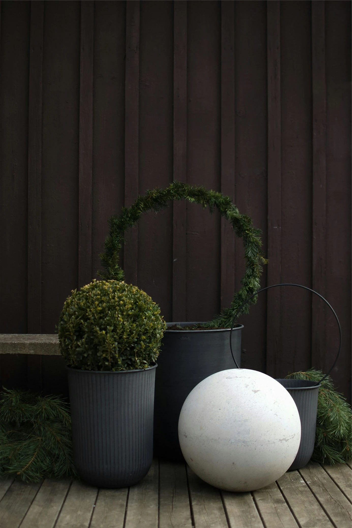 DBKD Out Stripe Ruukku 3-pakkaus, Musta 3 DBKD Out Stripe Ruukku 3-pakkaus, Musta - Image 3