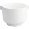 Ernst Flower Pot With Handle D19.5 H22.5, White Sand -Korbo Tarjous ernst flower pot with handle d195 h225 white sand 3