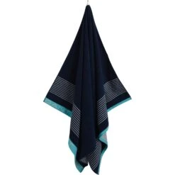 Tonal Stripe Rantapyyhe 100x180 Cm, Yankee Blue