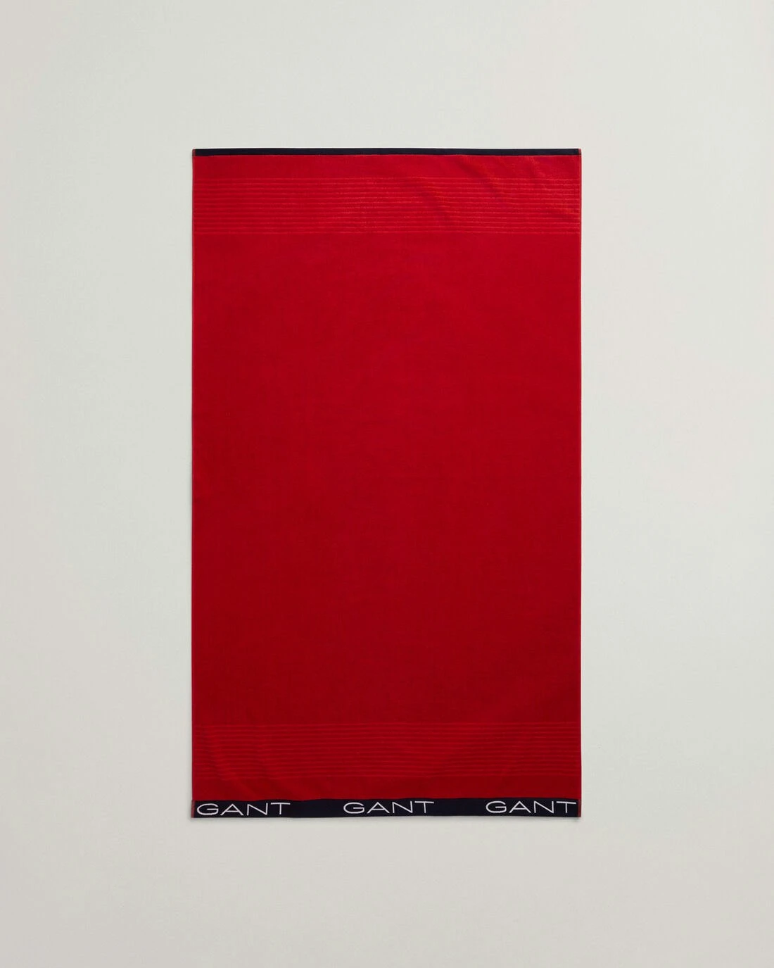 Tonal Stripe Rantapyyhe 100x180 Cm, Kirkkaanpunainen 2 Tonal Stripe Rantapyyhe 100x180 Cm, Kirkkaanpunainen - Image 2