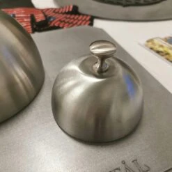 Cheese Melting & Serving Dome, 12 Cm -Korbo Tarjous gourmetstal cheese melting serving dome 2