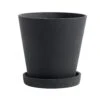 Hay Flowerpot Ruukku Pikkulautasella Musta, Ø14 Cm M 11 Hay Flowerpot Ruukku Pikkulautasella Musta, Ø14 Cm M -Korbo Tarjous hay kukkaruukku aluslautanen musta 7