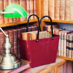 Hinza Laukku Pieni Green Plastic, Viininpunainen -Korbo Tarjous hinza hinza laukku iso green plastic viininpunainen 3