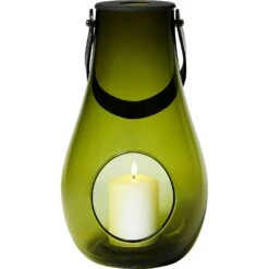 Holmegaard Design With Light Lyhty Olive, H29 Cm 8 Holmegaard Design With Light Lyhty Olive, H29 Cm -Korbo Tarjous holmegaard dwl lantern olive 13