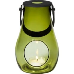 Holmegaard Design With Light Lyhty Olive, H16,5 Cm -Korbo Tarjous holmegaard dwl lantern olive 8