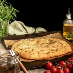 Kockums Jernverk Uunipelti Taitetuilla Reunoilla Hiiliteräs, 37x32 -Korbo Tarjous kockums jernverk baking steel with folded edges carbon steel 37x32 3