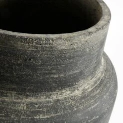 Muubs Kanji Ruukku Sementti Mustanharmaa, Ø47 Cm -Korbo Tarjous muubs flower pot kanji black gray 3