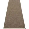 Mono Matto Dark Brown/ Dark Linen, 85x260 Cm