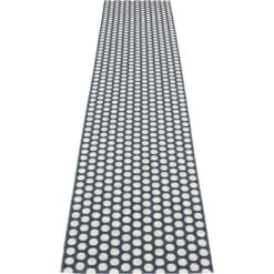 Noa Matto Tummansininen / Vanilla / Warm Grey, 70x350 Cm