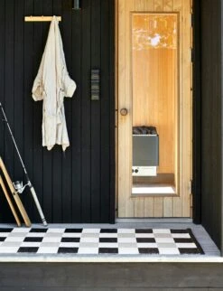 Pix Matto Musta / Vanilla / Beige, 70x300 Cm -Korbo Tarjous pappelina pix rug black vanilla beige 2