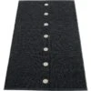 Peg Rug 70x140 Cm, Black/Lin -Korbo Tarjous pappelina point matto musta pellava 3