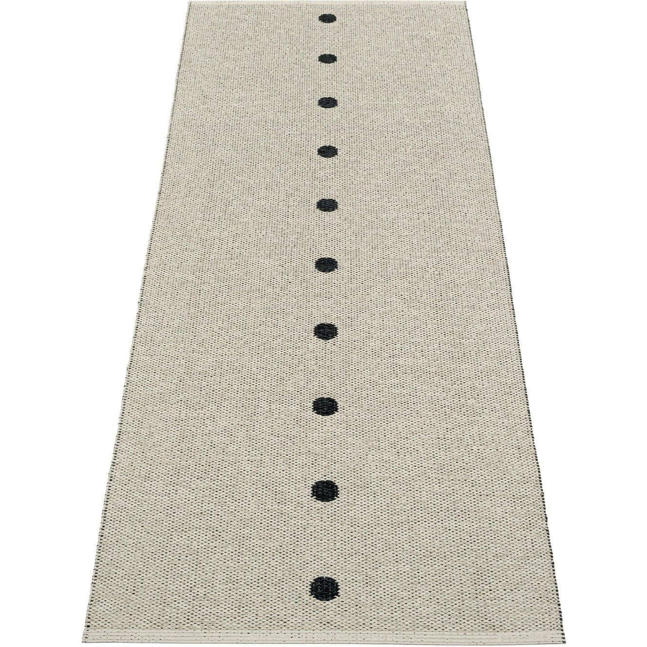 Peg Rug 70x200 Cm, Black/Lin 2 Peg Rug 70x200 Cm, Black/Lin - Image 2