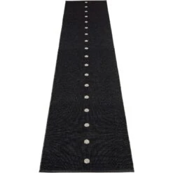 Peg Rug 70x450 Cm, Black/Lin