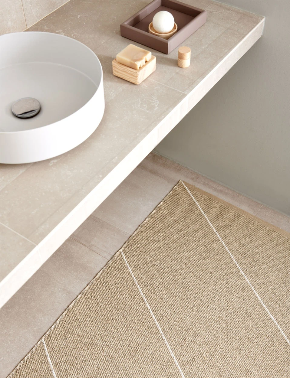 Randy Matto Sand/ Vanilla, 70x135 Cm 3 Randy Matto Sand/ Vanilla, 70x135 Cm - Image 3