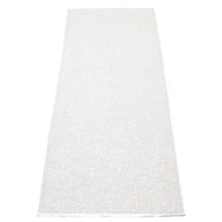 Svea Matto 70x240 Cm, Metallic White/White