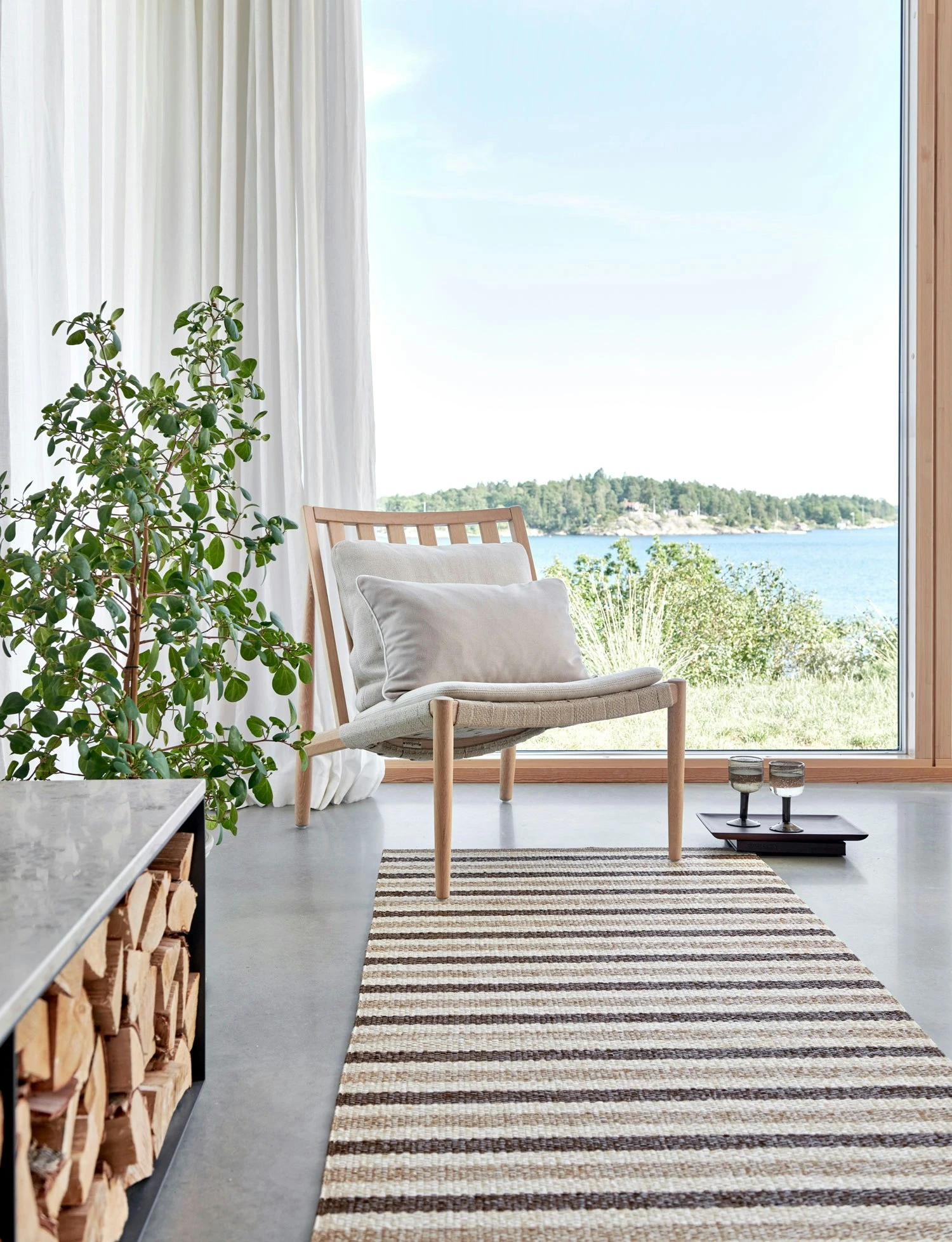 Teo Matto Ruskea / Beige / Vanilla, 70x240 Cm 2 Teo Matto Ruskea / Beige / Vanilla, 70x240 Cm - Image 2