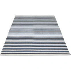 Teo Matto Denim / Tummansininen / Vanilla, 180x260 Cm