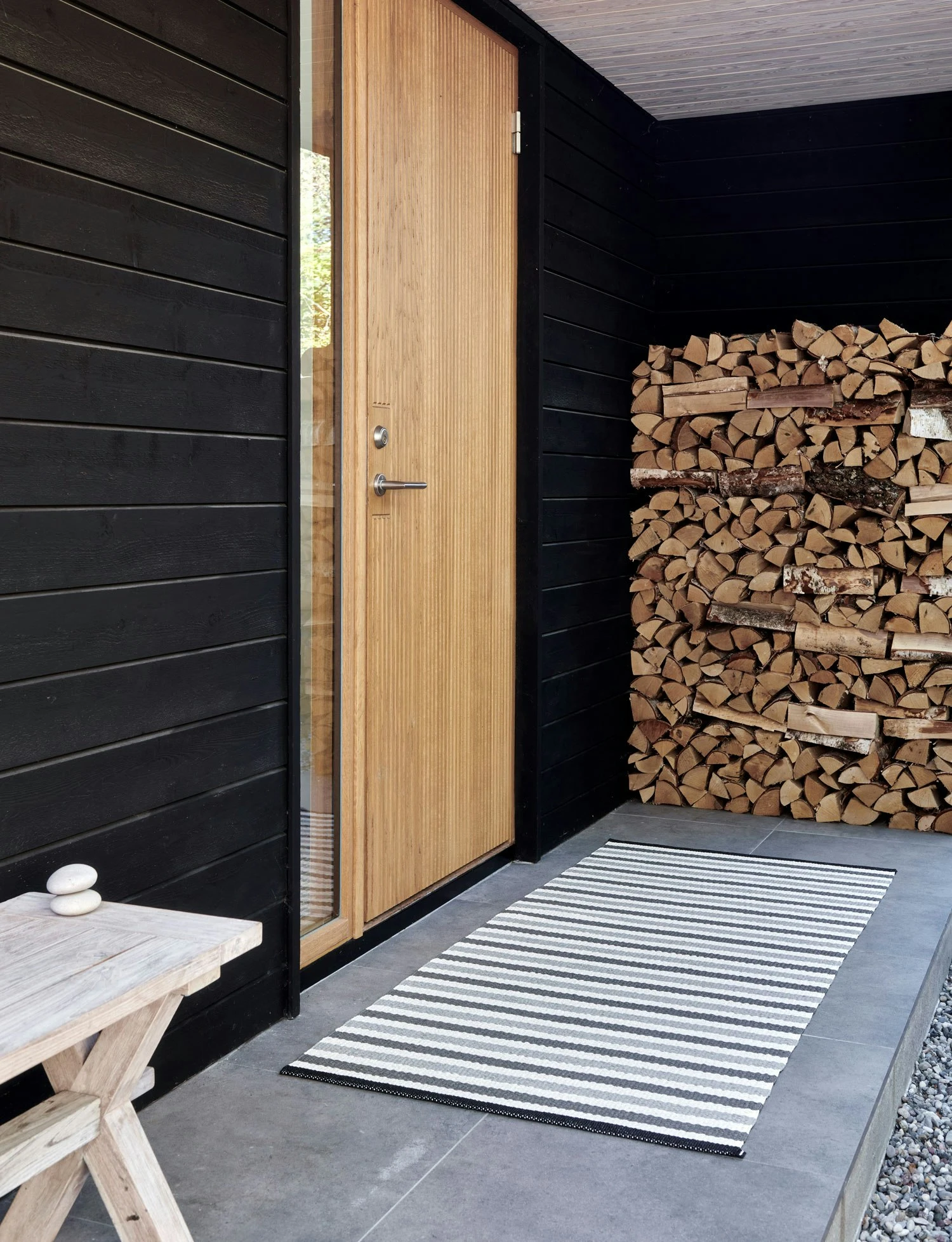 Teo Matto Warm Grey / Charcoal / Vanilla, 180x260 Cm 3 Teo Matto Warm Grey / Charcoal / Vanilla, 180x260 Cm - Image 3