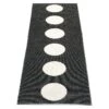 Vera Matto 70x375 Cm, Black/Vanilla -Korbo Tarjous pappelina vera matto 70x150 cm musta vanilija 8