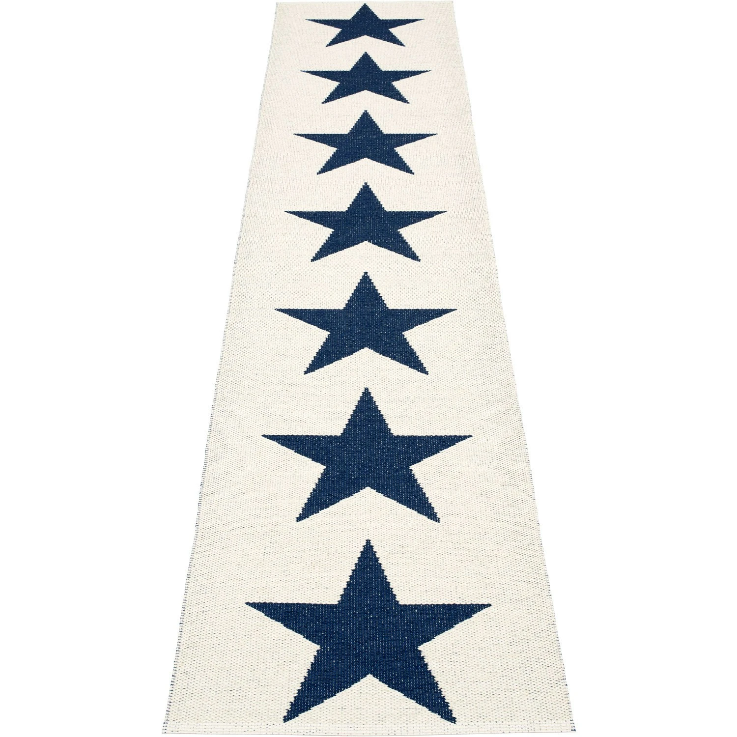 Viggo One Matto Dark Blue/ Vanilla, 70x350 Cm 2 Viggo One Matto Dark Blue/ Vanilla, 70x350 Cm - Image 2