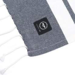 Badlakan Hamam Alma 80x180cm Orange/vit Kylpylakana 80x180 Cm Sininen -Korbo Tarjous recycled by wille badlakan hamam alma 80x180cm orange vit 10