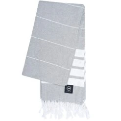 Badlakan Hamam Alma 80x180cm Orange/vit Kylpylakana 80x180 Cm Vaaleanharmaa