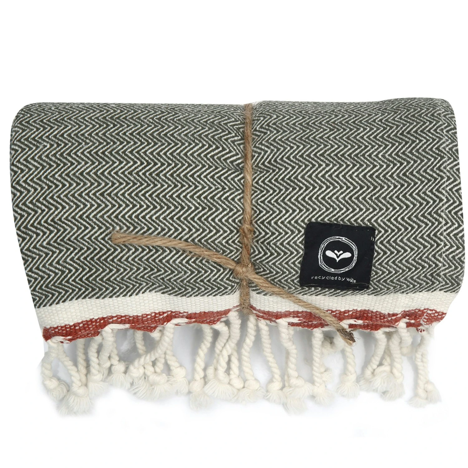 Badlakan Hamam Amasra 90x190 Cm Olivegrön/beige/rost Kylpylakana Oliivinvihreä 3 Badlakan Hamam Amasra 90x190 Cm Olivegrön/beige/rost Kylpylakana Oliivinvihreä - Image 3