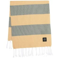 Kochi Hamam Kylpylakana 80x180 Cm, Vihreä/Keltainen