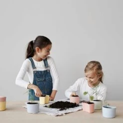 RIG TIG Your Tree Degradable Pot With Seed, Pink -Korbo Tarjous rig tig by stelton your tree degradable pot with seed 1 1