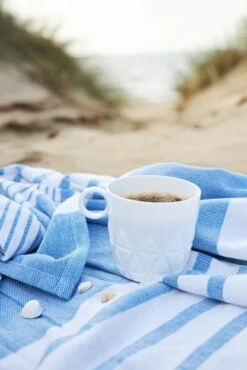 Sagaform Ella Hamam Pyyhe 145x250 Cm, Sininen 5 Sagaform Ella Hamam Pyyhe 145x250 Cm, Sininen -Korbo Tarjous sagaform ella hamam 145x250 cm 6