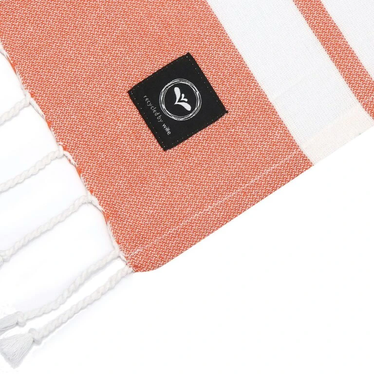 Korbo Tarjous 36 Korbo Tarjous -Korbo Tarjous recycled by wille badlakan hamam alma 80x180cm orange vit 2 768x768 1